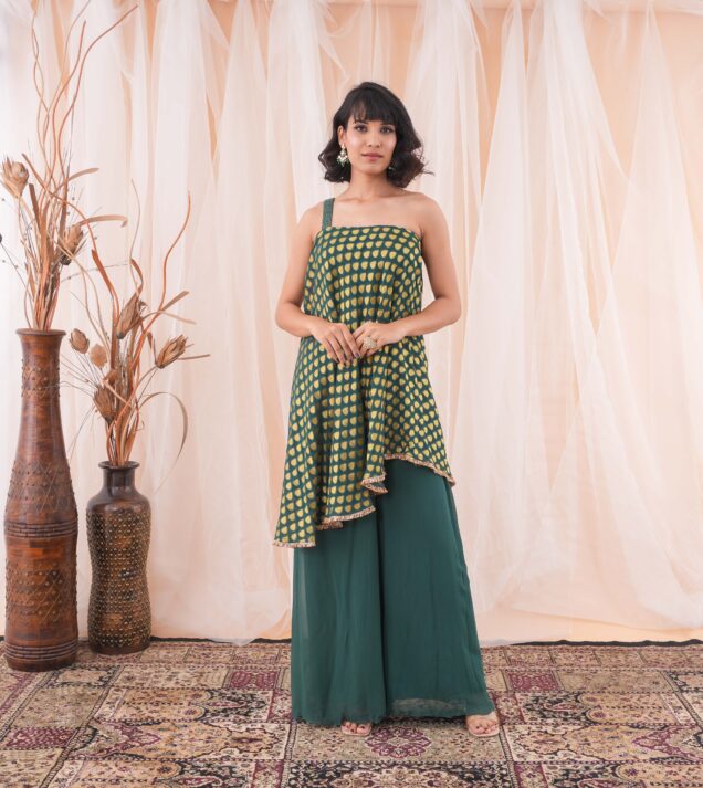 KAFTAAN WITH FLARED PANTS