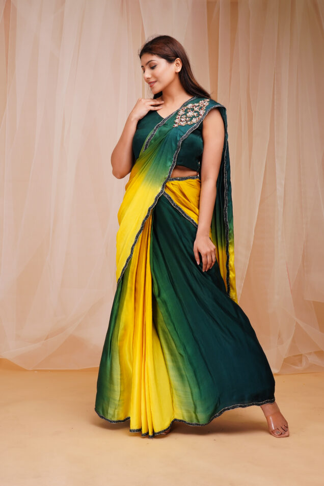 drape ready to wear saree
